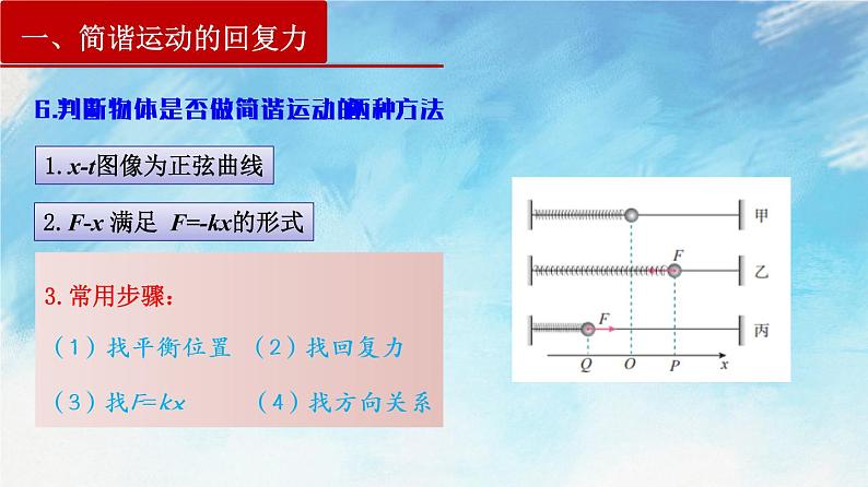 【课件+练习】2.3 简谐运动的回复力和能量-高二物理课件（视频）+练习-人教版选择性必修第一册07