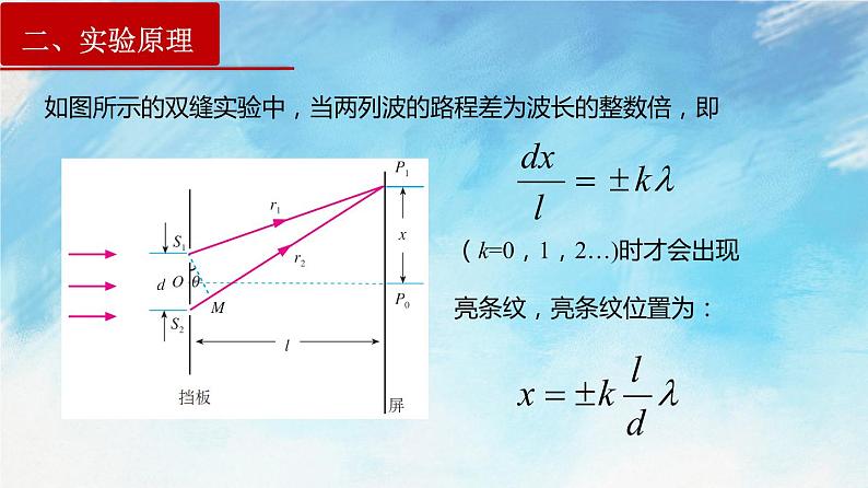 4.4 实验：用双缝干涉测光的波长-高二物理课件（视频）+练习（新教材人教版选择性必修第一册）03