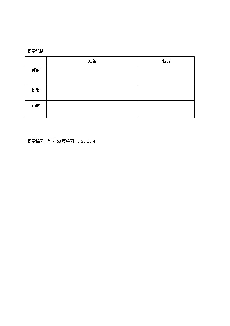 3.3 波的反射、折射和衍射 学案—【新教材】人教版（2019）高中物理选择性必修第一册02