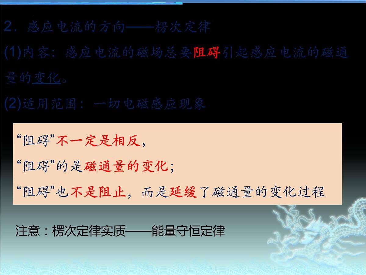2023届高考物理一轮复习课件——电磁感应现象、楞次定律、电磁感应定律、自感第3页