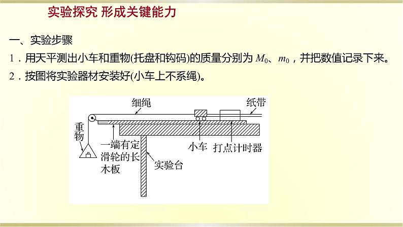 教科版高中物理必修第一册第四章2.探究加速度与力、质量的关系课件07