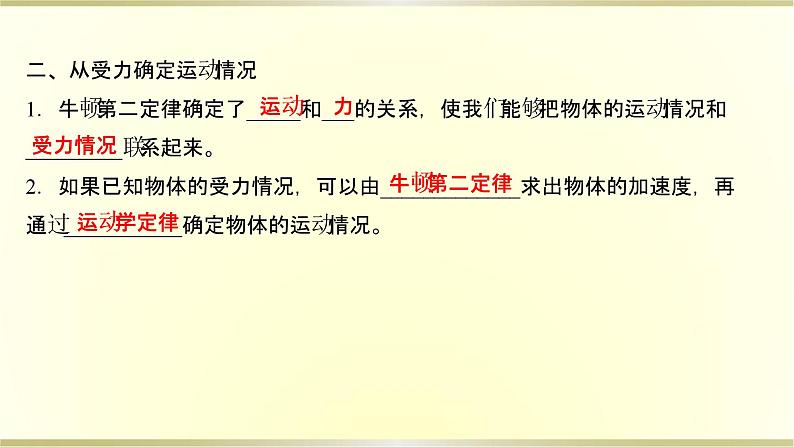 教科版高中物理必修第一册第四章6.牛顿运动定律的应用课件04