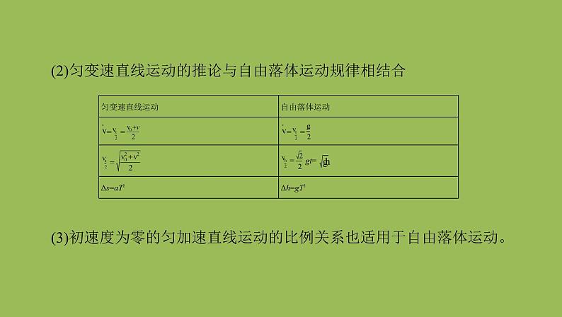 鲁科版高中物理必修第一册第2章第5节自由落体运动课件1第8页