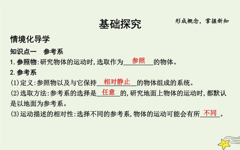 教科版高中物理必修第一册第一章1参考系时间质点课件04