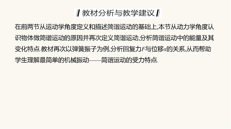 人教版高中物理选择性必修一第2章3简谐运动的回复力和能量课件03