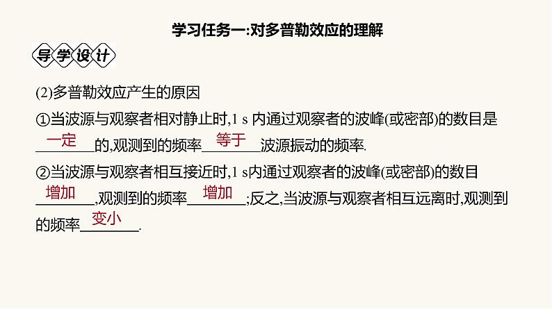 人教版高中物理选择性必修一第3章5多普勒效应课件07