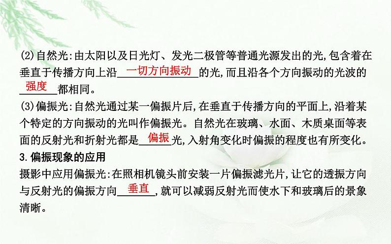 人教版高中物理选择性必修第一册第四章5—6光的衍射光的偏振激光课件第8页