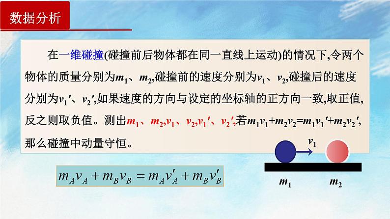 1.4  验证动量守恒定律-高二物理课件（视频）+练习（新教材人教版选择性必修第一册）04