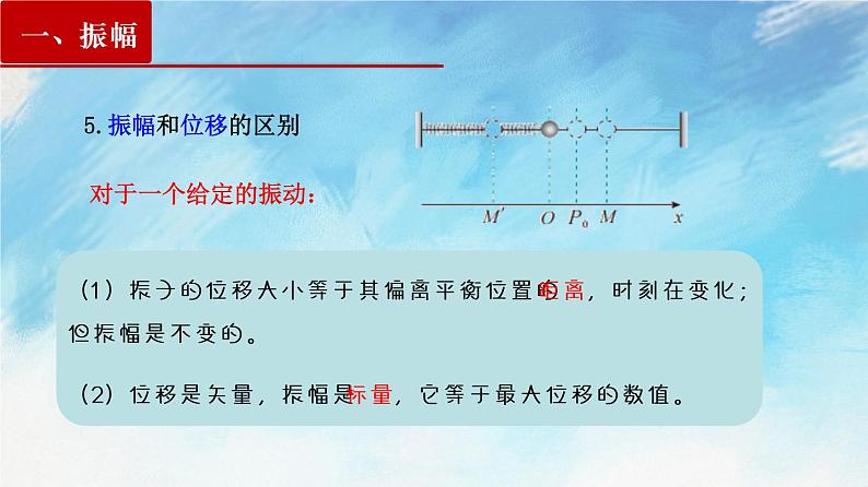 2.2  简谐运动的描述-高二物理课件（视频）+练习（新教材人教版选择性必修第一册）05