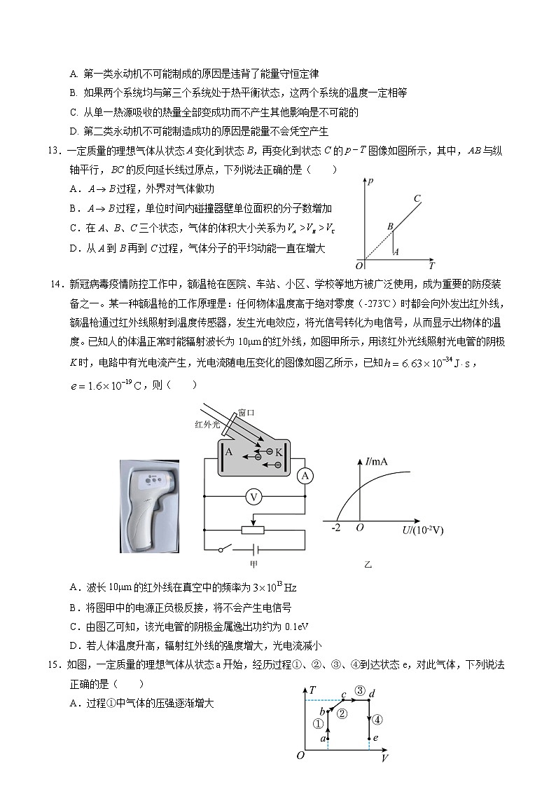2021-2022学年辽宁省营口市第二高级中学高二下学期期末考试物理试题（Word版）03