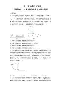 高中物理人教版 (2019)选择性必修 第一册1 动量课时作业