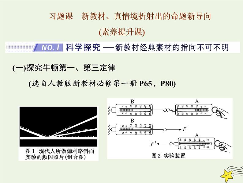 高考物理二轮复习第3章牛顿运动定律习题课新教材真情境折射出的命题新导向课件第1页