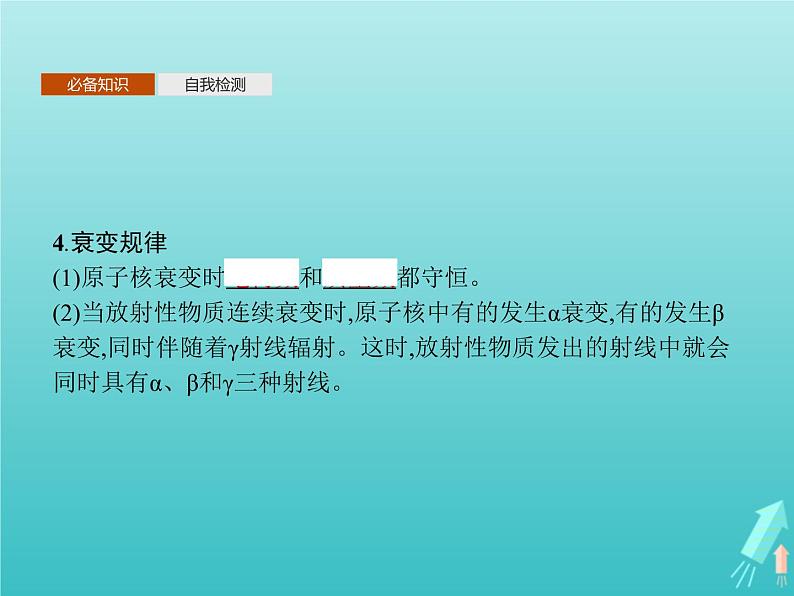 人教版（2019）高中物理选择性必修第三册第5章原子核2放射性元素的衰变课件第5页