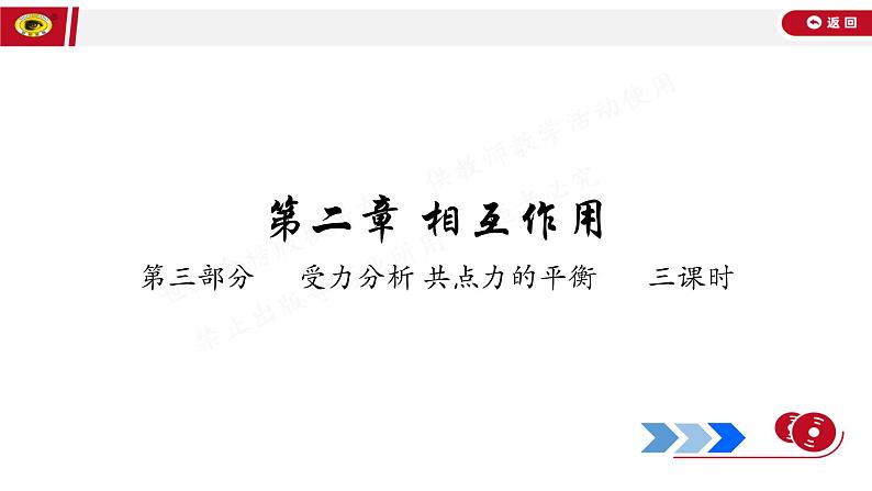 2022年广东省高三物理一轮复习课件：受力分析及动态平衡第1页