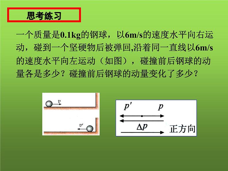 粤教版（2019）高中物理选择性必修第一册1.1冲量动量课件08