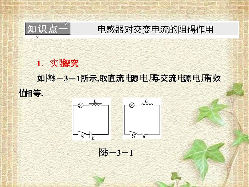 2022-2023年高考物理一轮复习 电感和电容对交变电流的影响课件第2页