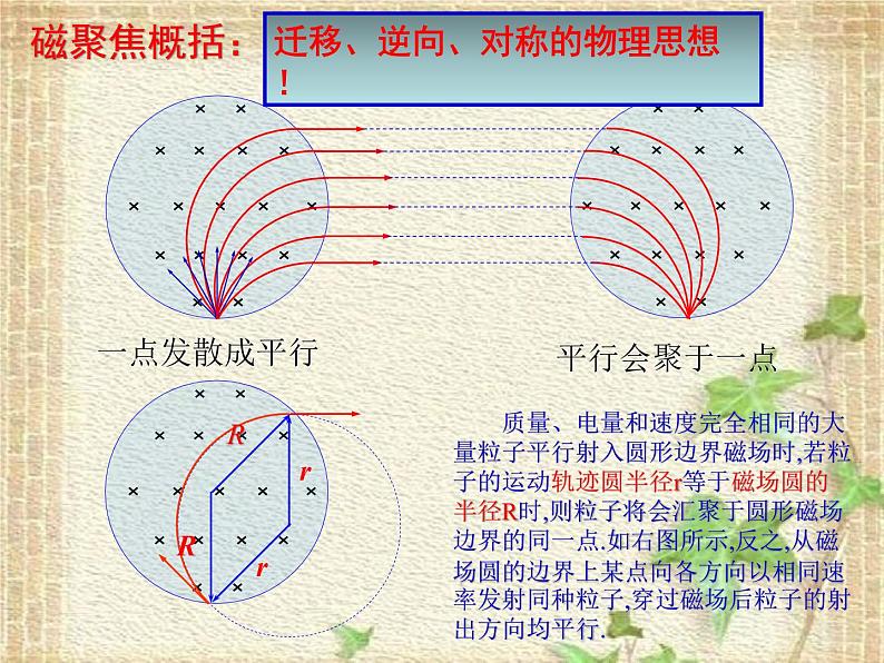 2022-2023年高考物理一轮复习 磁聚焦问题 课件03