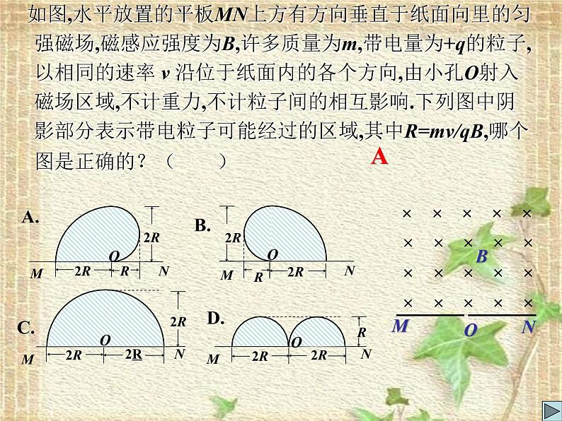 2022-2023年高考物理一轮复习 带电粒子在磁场中运动放缩圆和旋转圆 课件05