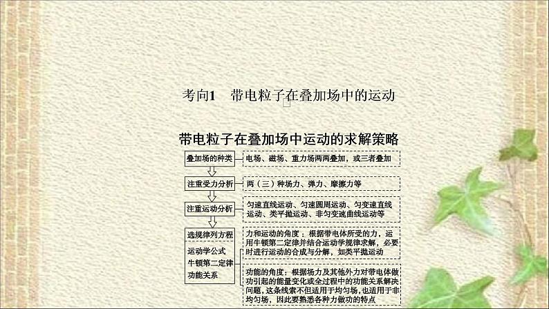 2022-2023年高考物理一轮复习 带电粒子在复合场中的运动 (2) 课件04