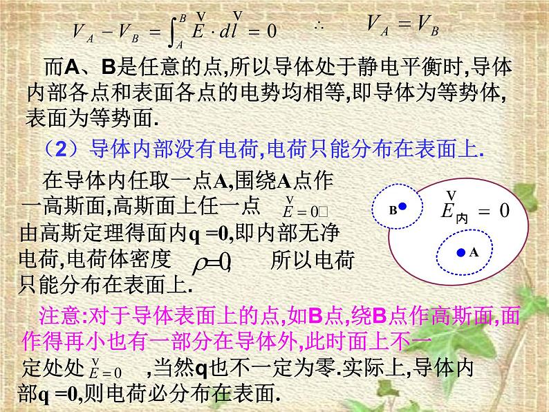 2022-2023年高中物理竞赛 电场2.1 静电场中的导体 课件06