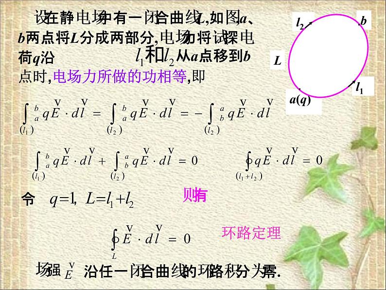 2022-2023年高中物理竞赛 电场1.6电势 课件04