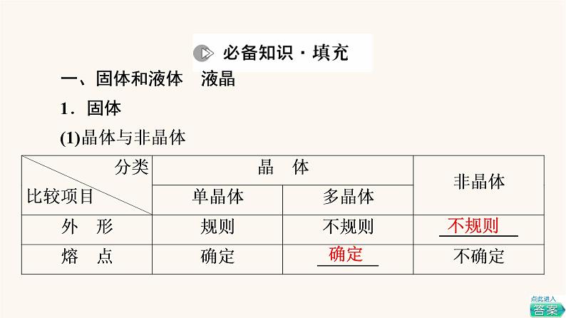 高考物理一轮复习第13章热学第2节固体液体和气体 课件03