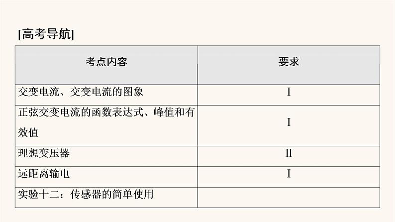 高考物理一轮复习第11章交变电流传感器第1节交变电流的产生及描述 课件02