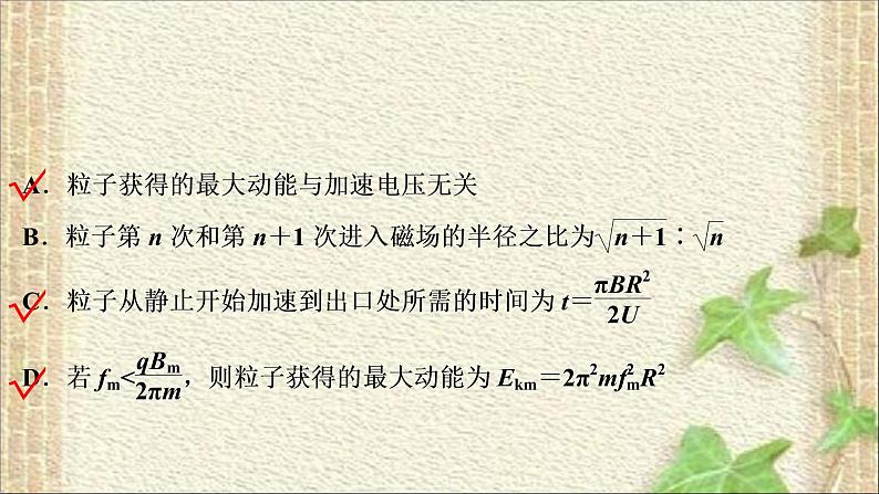 2022-2023年高考物理一轮复习 带电粒子在复合场中的运动 (3)课件08