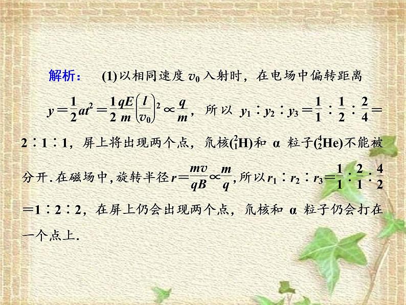 2022-2023年高考物理一轮复习 带电粒子在复合场中运动问题的处理方法 课件第7页