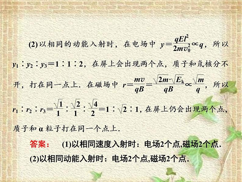 2022-2023年高考物理一轮复习 带电粒子在复合场中运动问题的处理方法 课件第8页