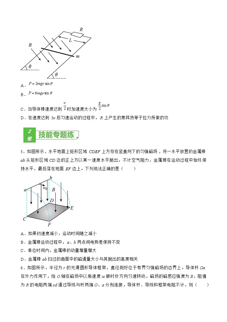 专题58  法拉第电磁感应定律——2023年高考物理一轮复习小题多维练（广东专用）（原卷版）第3页