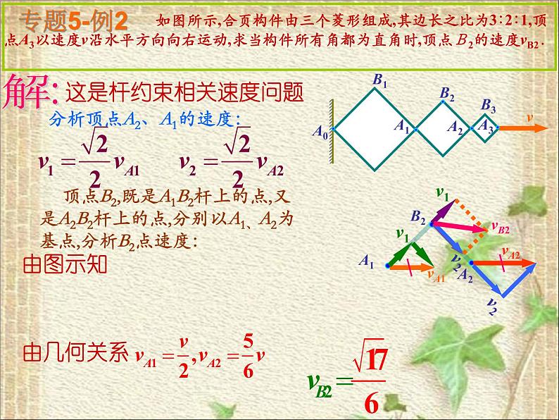 2022-2023年高中物理竞赛 物系相关速度课件05