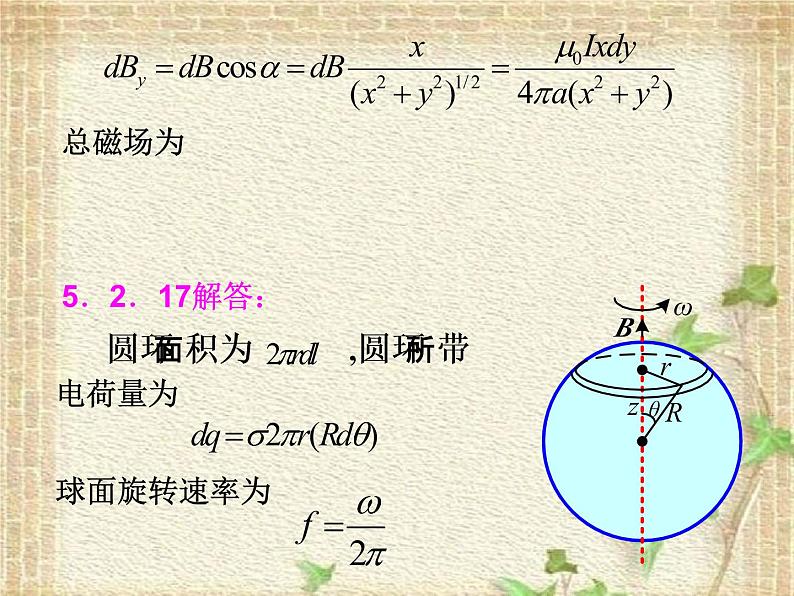 2022-2023年高中物理竞赛 恒定电流的磁场课件第5页