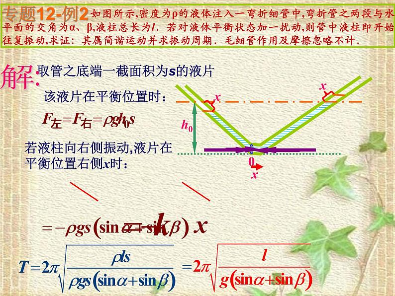 2022-2023年高中物理竞赛 机械振动二三事课件第5页