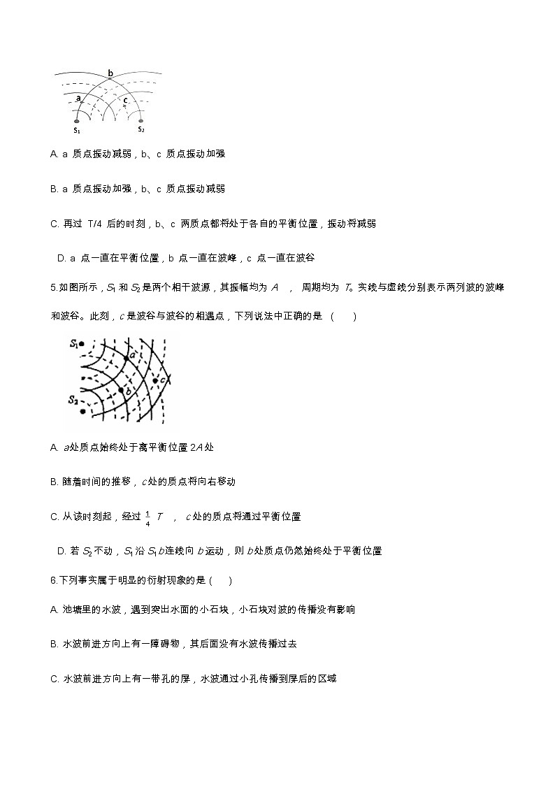 3.4波的干涉提升优化（含解析）-2023学年【新教材】人教版（2019）高中物理选择性必修第一册 试卷02