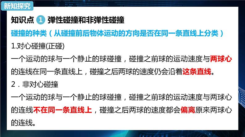 1.5弹性碰撞和非弹性碰撞 课件-【新教材】人教版（2019）高中物理选择性必修第一册04