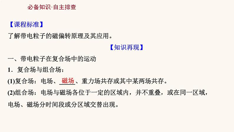 高考物理一轮复习第9章磁场第3讲带电粒子在复合场中的运动课件第2页