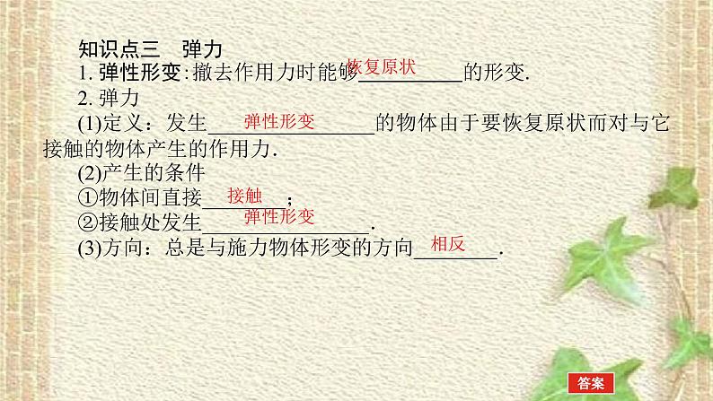 2022-2023年高考物理一轮复习 重力弹力摩擦力课件第6页