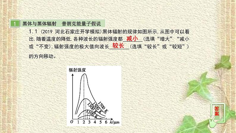 2022-2023年高考物理一轮复习 光电效应　波粒二象性课件03