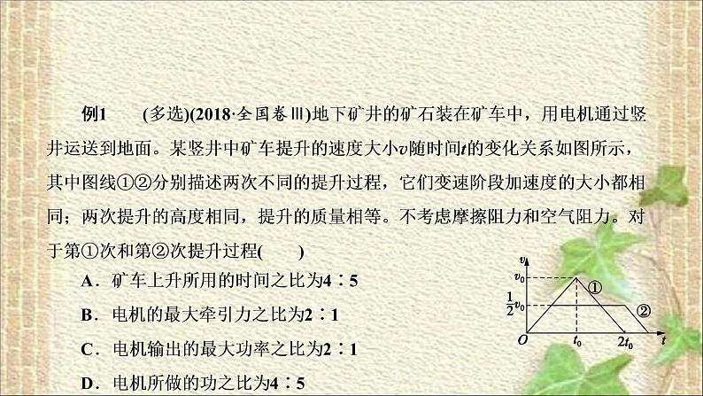 2022-2023年高考物理一轮复习 功　功率和功能关系课件第6页