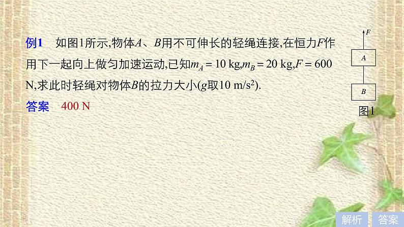 2022-2023年高考物理一轮复习 简单连接体问题和临界问题课件03