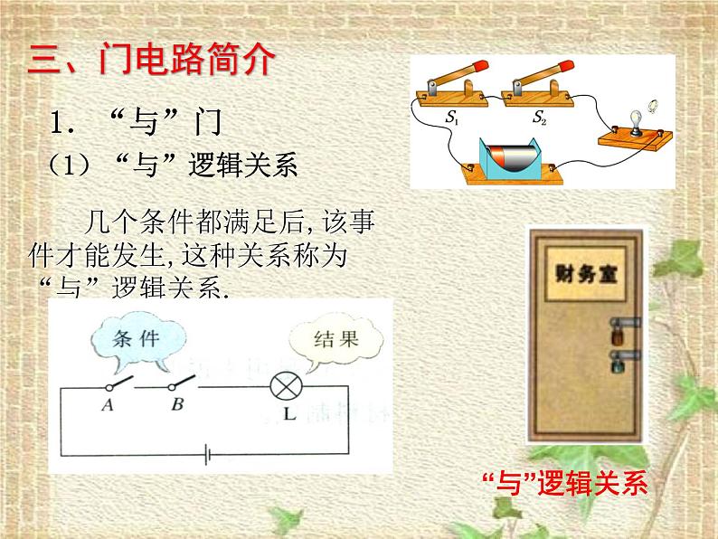 2022-2023年高考物理一轮复习 简单的逻辑电路 (4)课件03