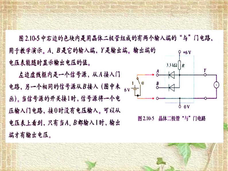 2022-2023年高考物理一轮复习 简单的逻辑电路 (4)课件05