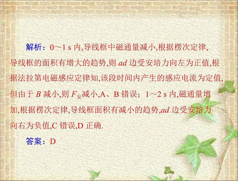 2022-2023年高考物理一轮复习 电磁感应中的图象问题课件课件第5页