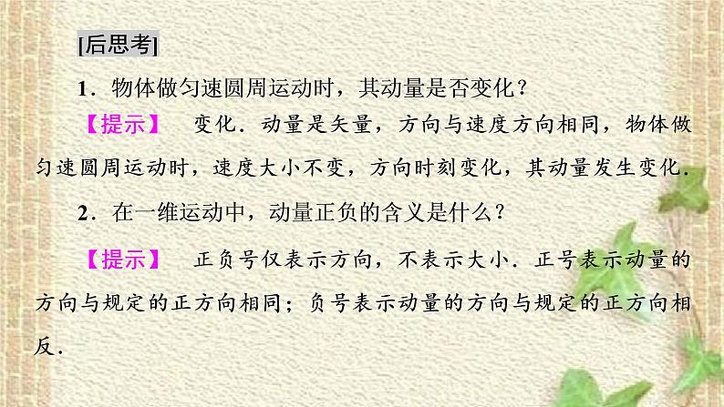 2022-2023年高考物理一轮复习 动    量课件05