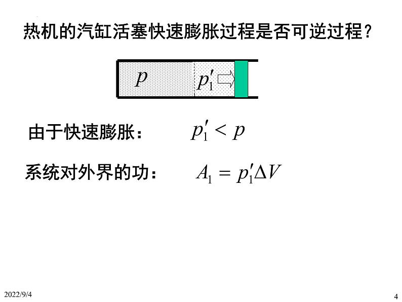 2021-2022学年高二物理竞赛课件：可逆过程与不可逆过程第4页