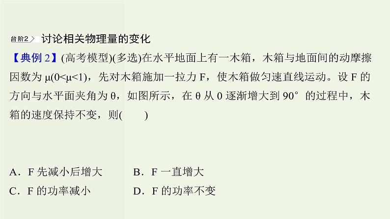 人教版高考物理一轮复习第2章相互作用核心素养提升课件第6页