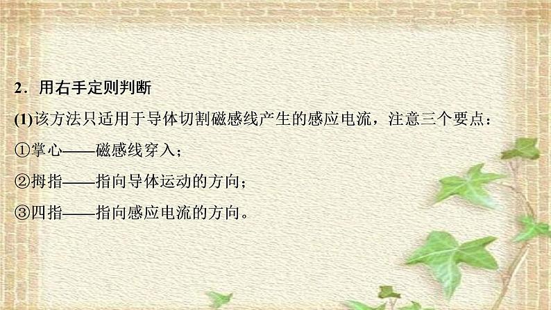 2022-2023年高考物理一轮复习 电磁感应及其应用课件第8页