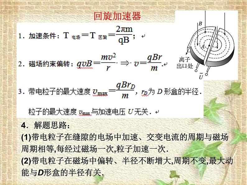 2022-2023年高考物理一轮复习 复合场和组合场的应用课件08