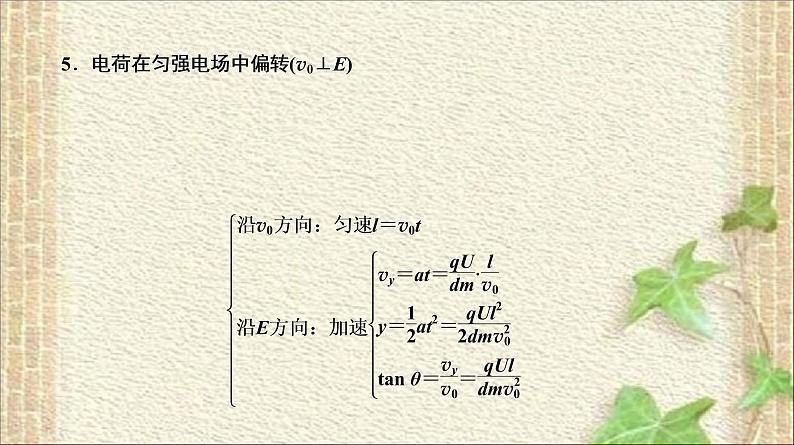 2022-2023年高考物理一轮复习 电场与磁场课件第7页